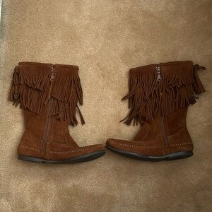 High top moccasins